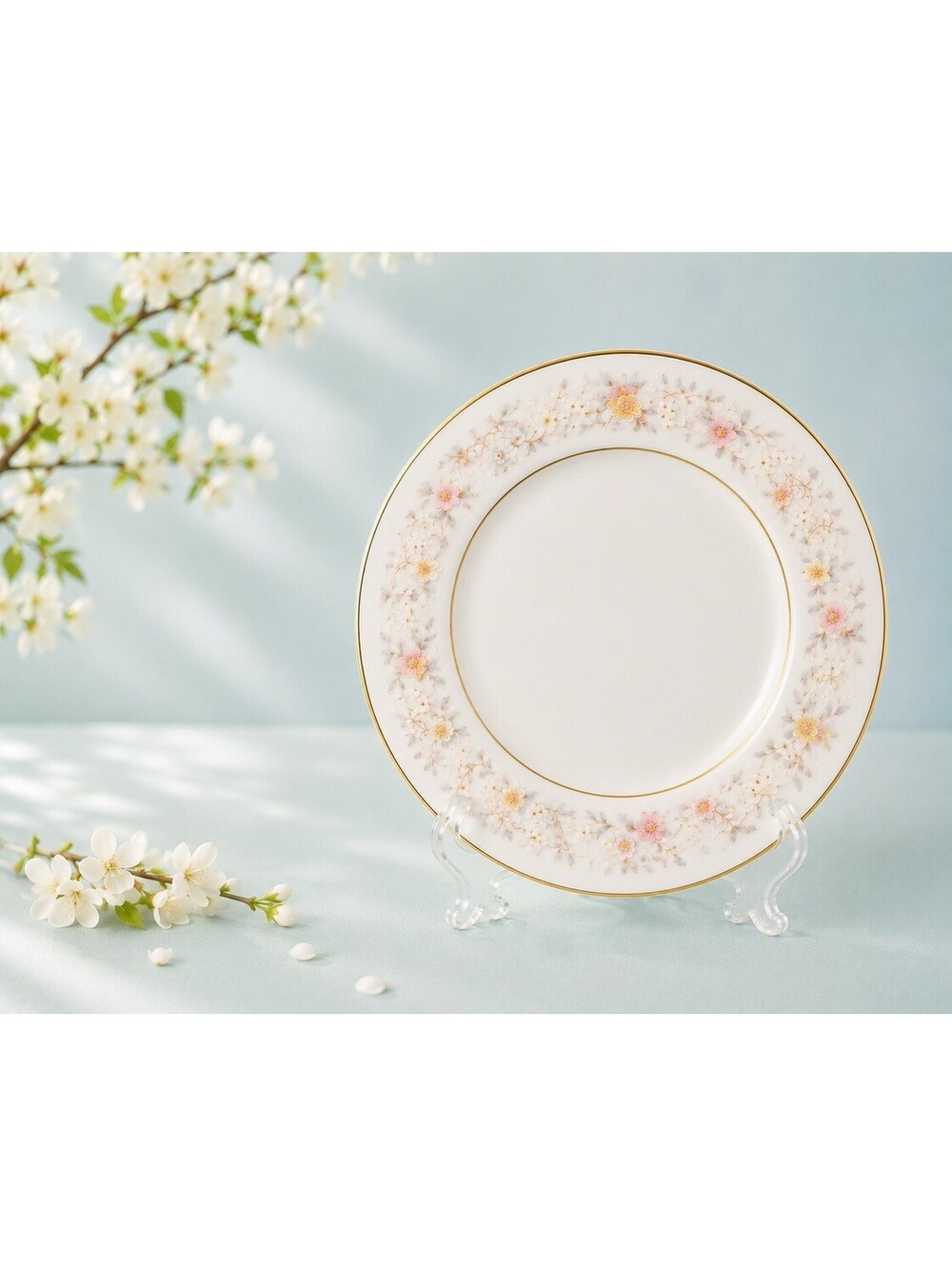 Noritake 1970s Set Of 6 Bread Plates Delevan Fine China, 6.5”